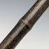 1918 British antique gentleman's walking stick, bamboo shaft, pure silver, round handle, 91cm
